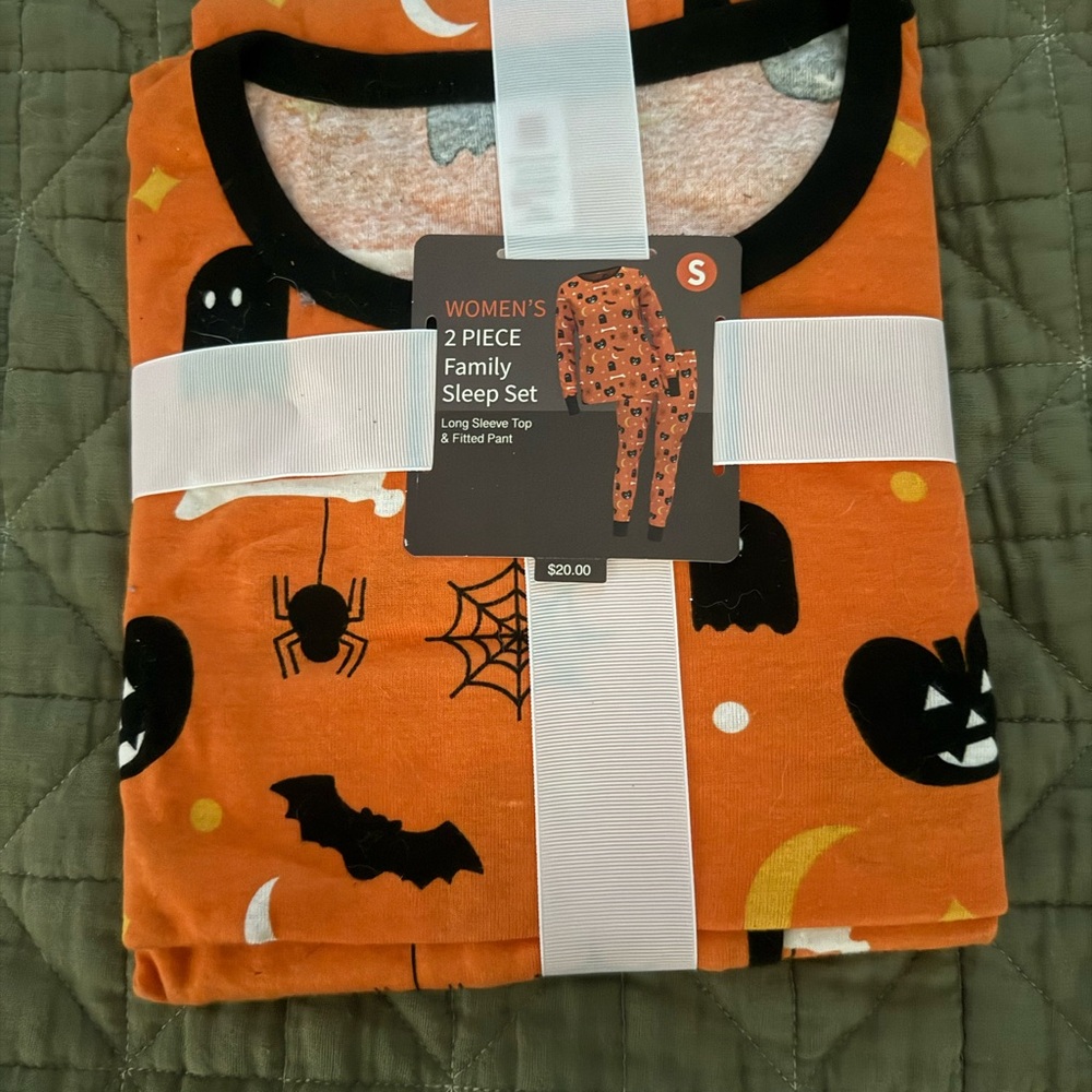 Target Halloween Sleep Set in Orange and Black